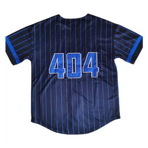 Uniformes de Béisbol Personalizados al por Mayor, Camisetas de Béisbol Transpirables de Algodón con Sublimación, Diseño Nuevo y Color Personalizado para Hombre - Product Image 2