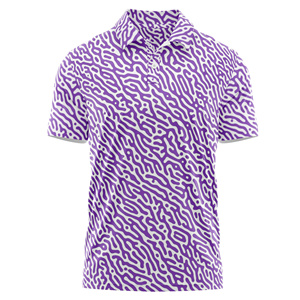 Vente en gros OEM Polo de golf décontracté pour hommes, maillot à manches courtes/tricot avec impression de logo personnalisé, motif uni, Vietnam, taille XL - Product Image 4