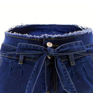 Shorts de Mezclilla de Primera Calidad para Mujer, Transpirables, Precio al por Mayor, con Bolsillos en Ambos Lados - Product Image 6