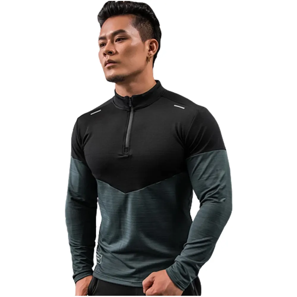 Dry Fit Compression Shirt Men Rashgard Fitness Long Sleeves Running Shirt Men Gym T Shirt Football Jersey Sportswear Sport Tight