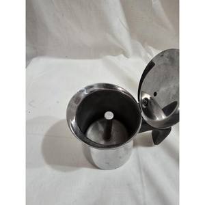 Pichet à crème en acier inoxydable avec poignée en plastique vintage, cadeau de pendaison de crémaillère - Product Image 6