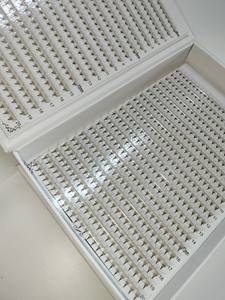 Pestañas Postizas Sintéticas Pre-fabricadas XXL XL 20/40 que Brillan en la Oscuridad, Grosor de 0.15mm, Extensiones de Volumen 2D 20D, Base Puntiaguda, Personalizables - Product Image 3