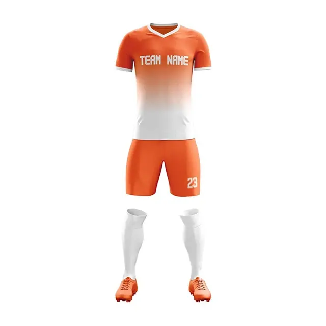 Soccer Jersey Sublimated Football Jerseys Quick Dry Custom Soccer Uniform Sets Hot Football Club Soccer Jerseys