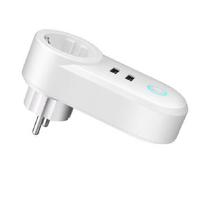 Prise murale intelligente Wifi HONPNK EU US UK AU <span class=keywords><strong>FR</strong></span> JPN IT SE BR Inde, prise électrique multi-prises avec double port USB - Product Image 1