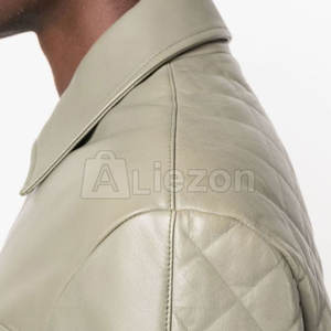 Automne hiver hommes veste en cuir meilleure qualité hommes veste en cuir véritable cuir hommes vestes - Product Image 5