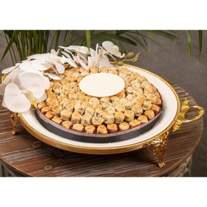 Vaisselle en métal doré de créateur unique Bol de service sucré pour le chocolat Bol de restauration pour les mariages Bol en métal pour plateaux de chocolat - Product Image 6