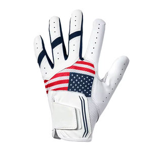 Guantes de golf de piel de oveja blancos personalizados para hombres y mujeres, antideslizantes, transpirables, de cuero genuino, agarre suave, protección UV, logotipo personalizado para - Product Image 4