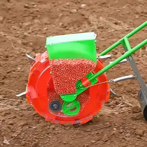 Mudah Portabel Manual Jagung Jagung Seeder Penanam Sayuran Kacang Jagung Pekebun Mesin Tanam Seeder