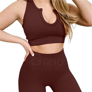 Leggings Deportivos Transpirables de Secado Rápido, Ligeros, Talla Grande, 100% Algodón, Conjunto de Yoga para Mujer, Ropa Deportiva para Gimnasio - Product Image 4