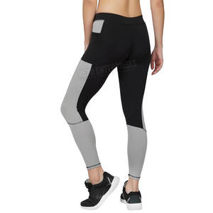 Leggings push-up de Yoga taille haute pour femmes tissu tricoté respirant Style décontracté pour l'entraînement en cours d'exécution Sport - Product Image 3