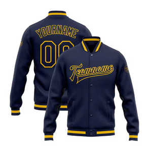 Chaquetas Varsity blancas para hombres Custom Plain Chenille bordado 100% All Wool Winter Lettermen chaqueta de invierno - Product Image 3