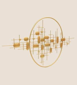 Round Shaped Home <b>Decor</b> Metal Wall Hanging Tree Design in Brass Aluminum Iron Good Looking Wall <b>Decor</b> Color-Changing Feature - Product Image 2