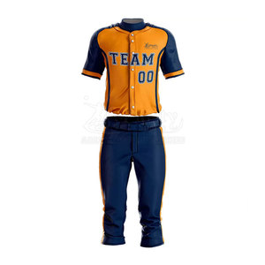Uniforme de Béisbol de Alta Calidad, Transpirable, 100% Poliéster en la Parte Delantera, Material Duradero, para Deportes al Aire Libre, para Hombres Adultos - Product Image 1