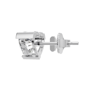 Pendientes de Botón Solitario de Moissanita de 2 Quilates, Oro Sólido de 14k, Chapado en Oro de 18k, Certificado IGI, para Compromiso de Mujer, Regalo Personalizable - Product Image 2