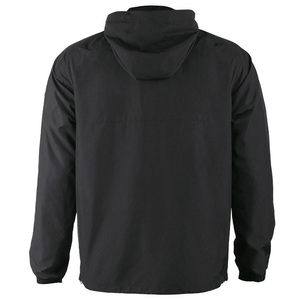 Chaqueta cortavientos impermeable y resistente al viento ligera para exteriores personalizada para hombre, cazadora deportiva informal con capucha al por mayor - Product Image 3