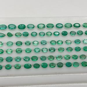 22.5cCt ธรรมชาติพลอย zambian มรกตเจียระไนทรงรีแบบหลวมสำหรับทำเครื่องประดับหินมรกตแบบเหลี่ยมเพชรพลอยขายส่งจากอินเดีย - Product Image 5