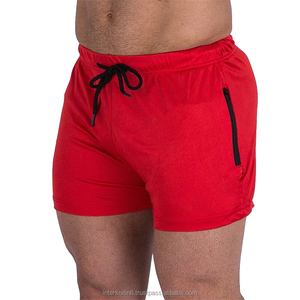 Gym Men <b>Board</b> Shorts Solid High Waist Zipper Fly 100% Cotton Sport Shorts Training Joggers Running Bodybuilding Sweatpants - Product Image 2