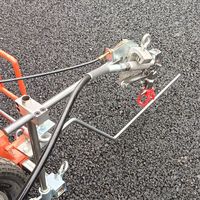 Alléger le trafic Professionnel Ligne de peinture à froid Striper Machine Pistolet unique pour parking et marquage routier Durable et efficace