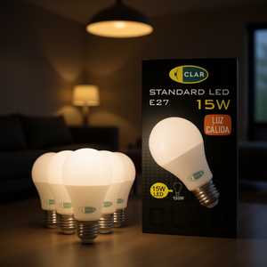 Bombilla LED E27 de 15W con Acabado Mate - Product Image 3