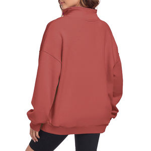 Logo Eco-Friendly and Breathable for Winter Tops Casual Cotton Workout <b>Sweatshirt</b> with Front Women's <b>Long</b> Sleeve Athletic - Product Image 6