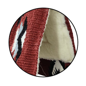 Tapis de selle en laine haute densité de qualité supérieure pour les chevaux Couches respirantes et confort supérieur pour la performance de l'équitation Doublure en tissu - Product Image 6