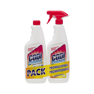 Exportador profesional de quitamanchas "Codi energic" Dos botellas 750 ml + 750 ml Combo Pack para limpieza de ropa - Product Image 1