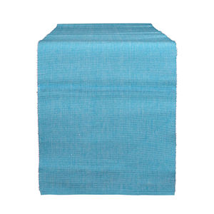 Chemin de table côtelé 100% coton Style européen moderne Technique tissée pour mariage maison fêtes d'hôtel forme rectangulaire ROUGE - Product Image 1