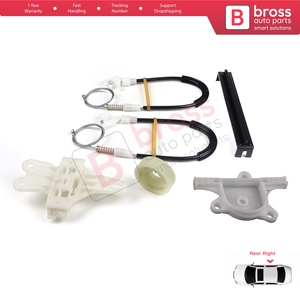 Kit di Riparazione Alzacristalli Posteriore Destro BWR5143 per Terrano MK2 R20 1992-2007 SUV Van 827008F300 - Product Image 3