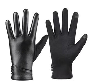 Gants en cuir thermiques d'hiver pour usage quotidien, mode, chauds, pour l'extérieur, design personnalisé, respirants, les plus populaires, qualité supérieure, vente en gros - Product Image 5