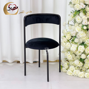 Silla de Banquete VIP Moderna, Elegante, Duradera y Estable, Tapizada en Hierro, para Bodas, Hoteles, Comedor, Sala de Estar, Apartamento y Cocina - Product Image 1