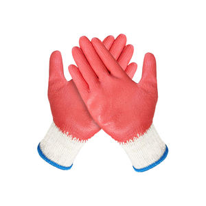 Slight Crinkle Texture Latex Coated Gloves Anti-slip Grip Wrist Knitted Protective Gloves for Industrial Use - Product Image 3