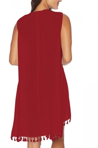 Vestidos para mujer Elegent Fashion Style White Chiffon Kaftan Dress - Product Image 5