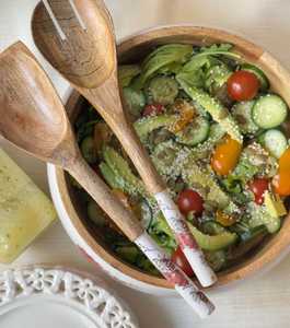 Tazón Redondo Ecológico de Madera de Mango con Revestimiento de Esmalte Impreso, Apto para Lavavajillas, Personalizable, Vajilla Elegante para Cenas Premium - Product Image 5