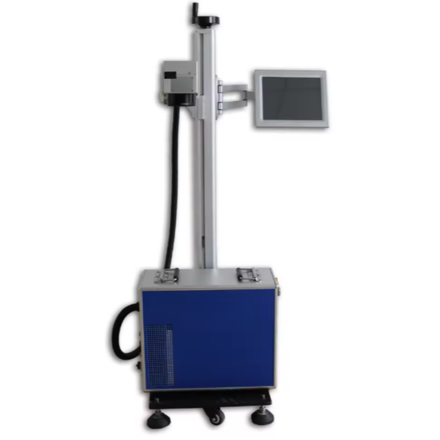 Unique Packaging Machine Electric Digital Automatic CO2 Laser Marking System Pump High Productivity QR Code Printing for