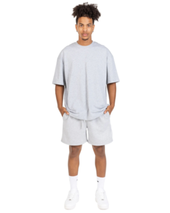 T-shirts à manches courtes en coton léger avec logo personnalisé Trendy High Street Print Short Suits pour hommes Casual Summer Style - Product Image 4