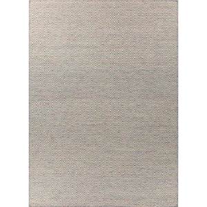 พรมลายเรขาคณิต Abrash Adwv-13047 ทำจากขนสัตว์และใยวิสโคส สีชมพูและสีม่วง สำหรับใช้ในบ้าน - Product Image 1