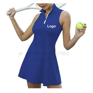 Uniforme de tenis de nuevo estilo superventas 2025, ropa de tenis de Color sólido personalizada, equipo de verano transpirable, técnica de sublimación - Product Image 6