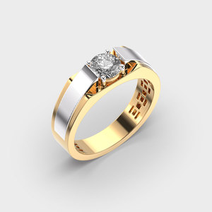 Bague de fiançailles en or massif 14 carats avec diamants Kings Honour pour femmes, bijoux fins élégants, fournisseur en gros en ligne, exportateur - Product Image 1