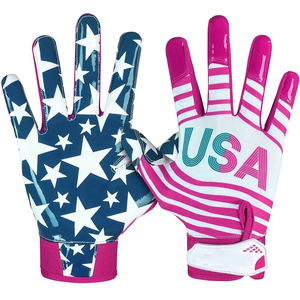 Gants de football américain sur mesure Gants récepteurs de haute qualité avec logo et design personnalisés Fournisseur ODM OEM - Product Image 6