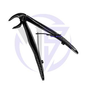 Fórceps de extracción pediátricos de calidad superior, instrumentos quirúrgicos dentales Wenquar con revestimiento de titanio negro - Product Image 1