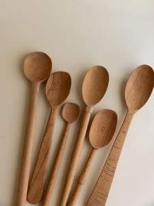 Ensemble de cuillères en bois légères et durables pour les cuisiniers à domicile qui aiment préparer des repas savoureux et sains - Product Image 6