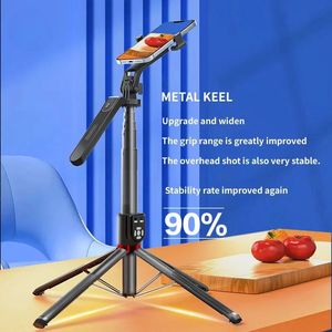 Supporto professionale per Selfie da 86 pollici con supporto per 360 pesante girevole 2 telecomandi per Streaming Live universale per cellulare - Product Image 4