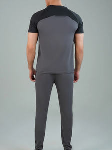 Conjunto Deportivo Gris Moderno para Hombre, Cómodo y a la Moda, Perfecto para el Gimnasio y Salidas Informales, para Usar en Verano, por Ako - Product Image 4