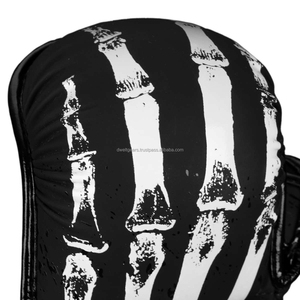 Elite Sanda Cage Fighting Gloves PU Leather Breathable Half Finger <b>Open</b> Palm Grip Hook Loop Closure for Training Sparring Custom - Product Image 3