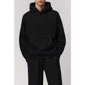 Nueva Ropa Deportiva al por Mayor, Diseña Tu Propio Conjunto Deportivo de Invierno Estampado 100% Algodón para Hombre, Sudadera con Capucha y Pantalones Deportivos Más Vendidos 2026 - Product Image 2