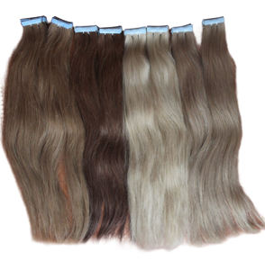 Extensions de cheveux humains russes et vietnamiens de haute qualité en gros Extensions de cheveux à double bande régulière Trame de génie - Product Image 1