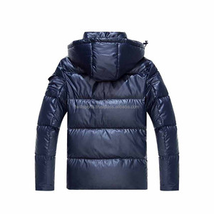 2025 Winter OEM Wholesale Custom Logo Down Puffer <b>Jacket</b> for <b>Men</b> Fashionable Outdoor <b>Canvas</b> with Stand Collar High Street Style - Product Image 2