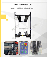 Plateforme élévatrice de stationnement à trois niveaux, robuste, 3200 kg (7000 lb), 4000 kg (9000 lb), rampe de garage, élévateur de stationnement pour véhicules