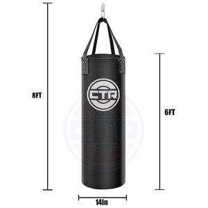 New High Quality <b>Punching</b> Bags Custom Boxing Martial Arts Kicking <b>Punching</b> Training Bag Premium Leather Heavy Duty <b>Punching</b> Bag - Product Image 4