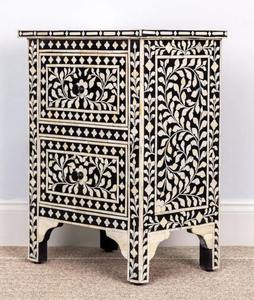 Mueble de Almacenamiento Decorativo con Incrustaciones de Hueso, Mueble Artesanal Hecho a Mano para Sala de Estar y Dormitorio, con Calidad y Precio de Exportación - Product Image 1